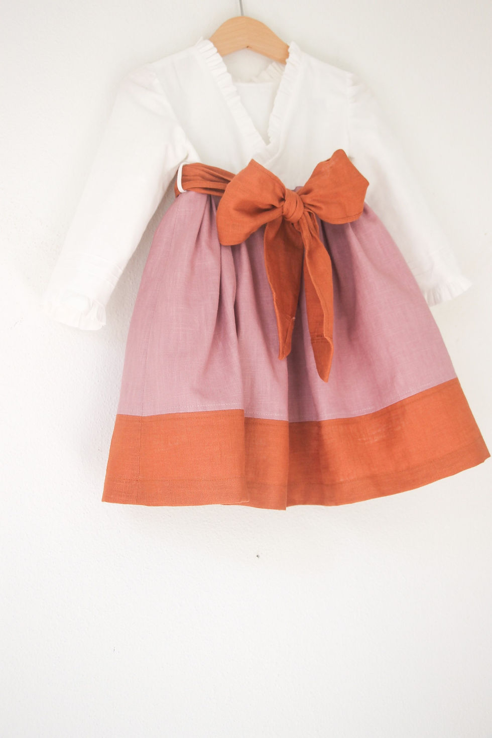Miniatura: Vestido Festa Cor de Rosa & Ferrugem