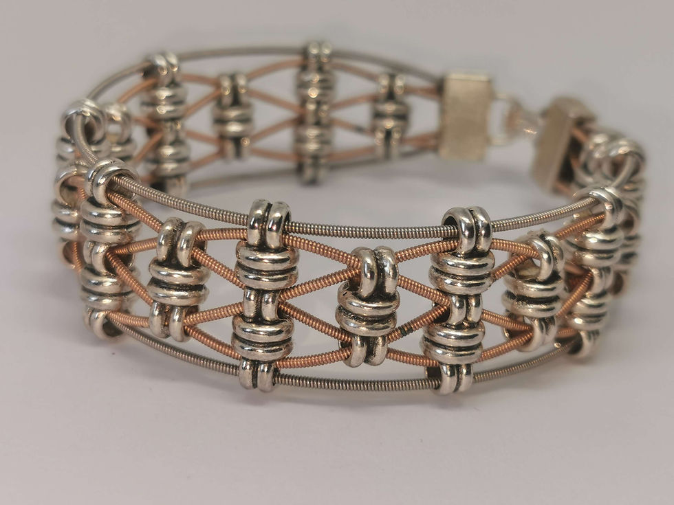 SALE Guitar String Weaved Bracelet