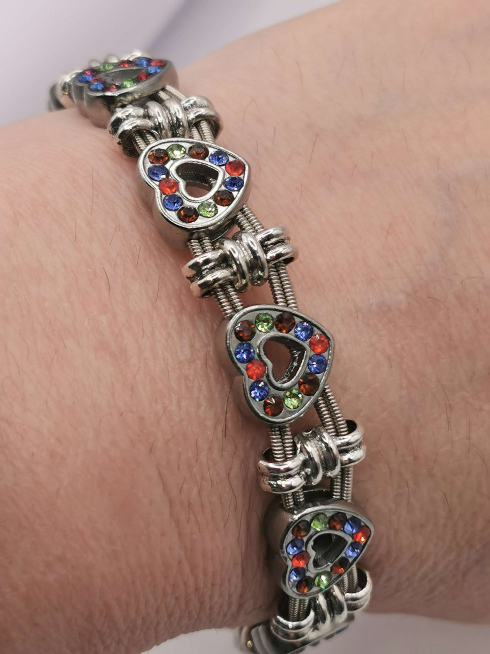 Thumbnail: Guitar String "Heart" Bracelet 