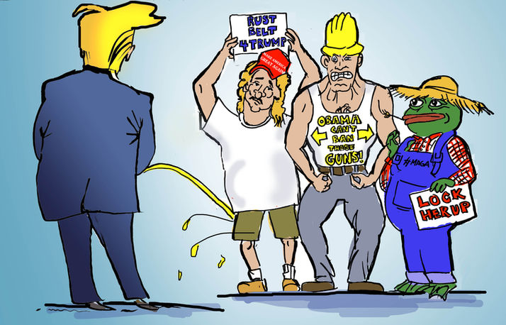Donald Trump is Pissing on America