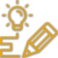 idea with pencil icon graphic