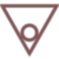 decorative triangle with circle