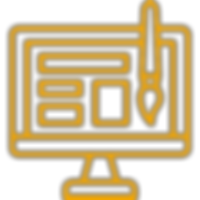 gaphic icon showing computer