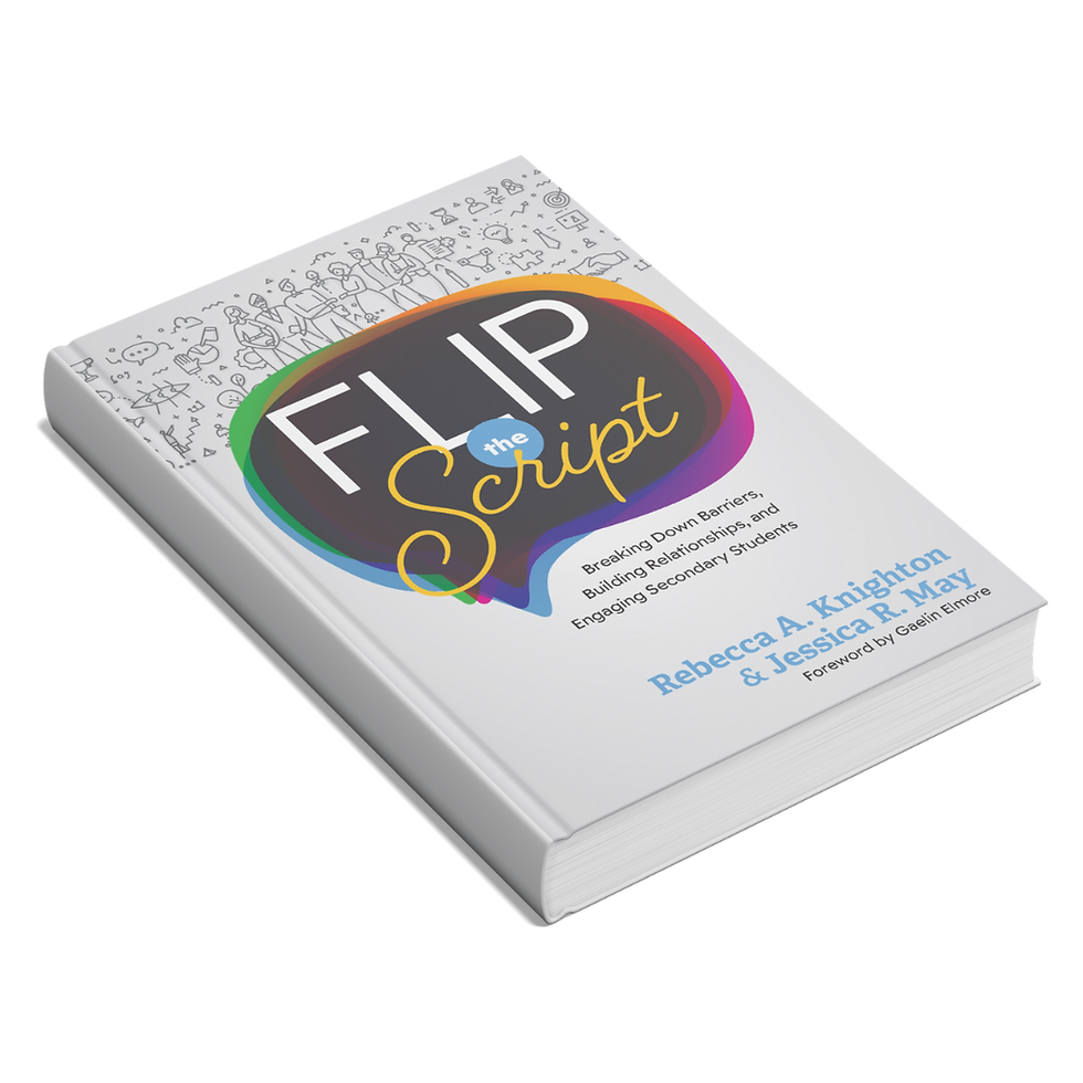 Flip the Script Book on tab background