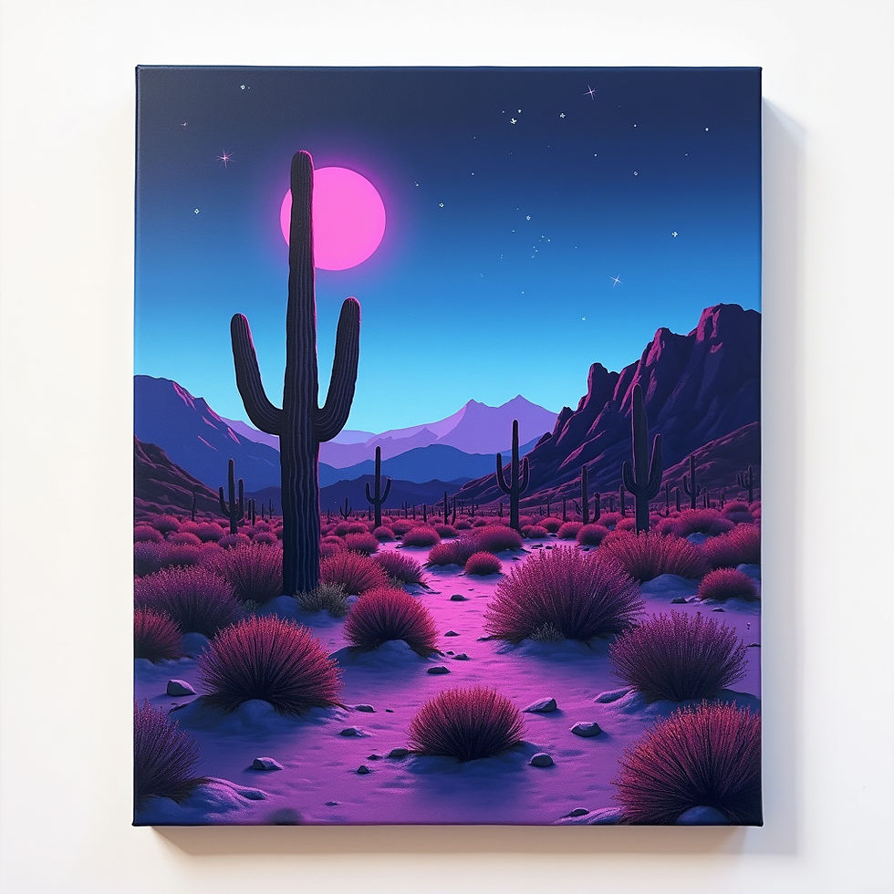 Neon Desert Nocturne