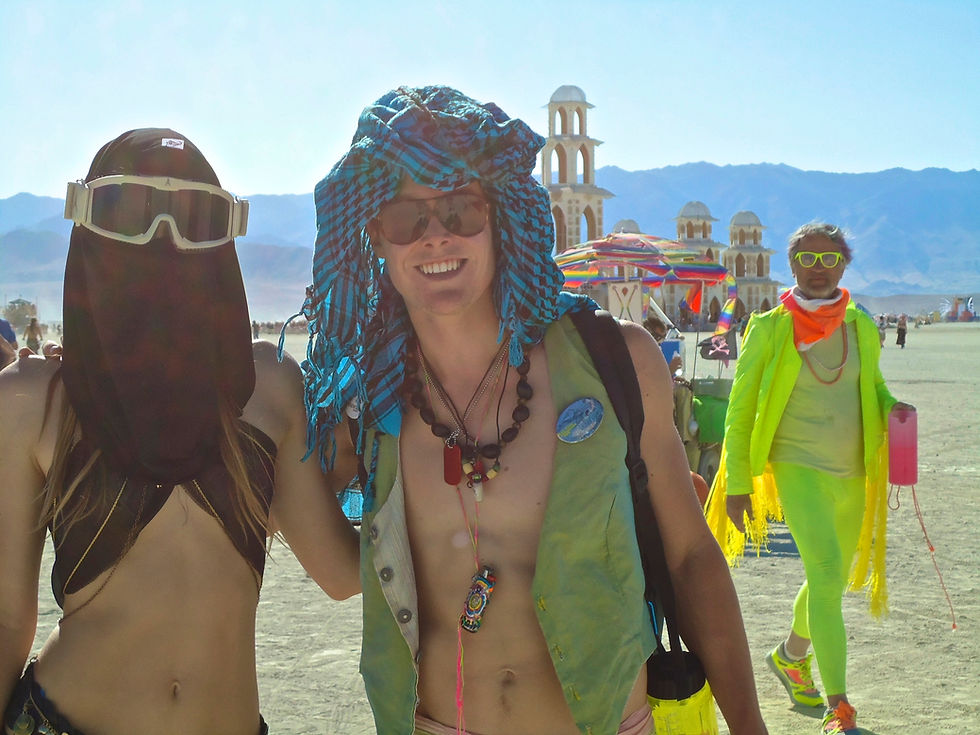 John Early at Black Rock City, Burning Man 2011, Temple of Transition