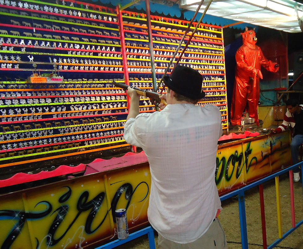 Shooting Targets - Sayulita Carnival Fair in Mexico - Photo by John Early