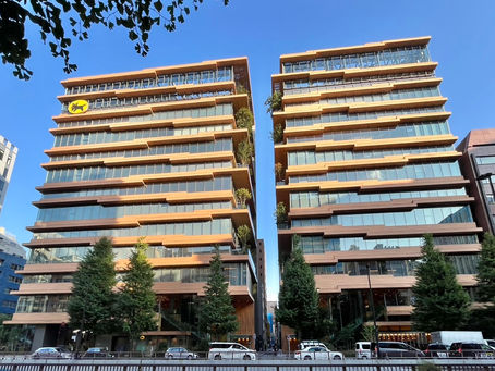 木質化が進む都内のビル