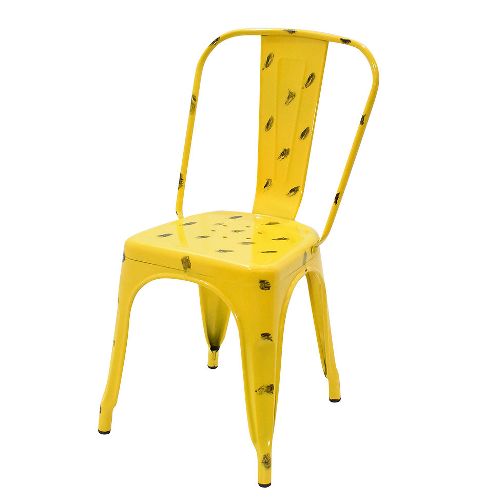 Silla Metalica Tolix Retro Amarilla