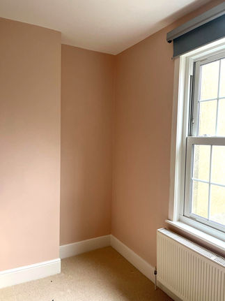 Empty shallow alcove in Regency home before built-in PAX wardrobe installation, Montpelier, Brighton