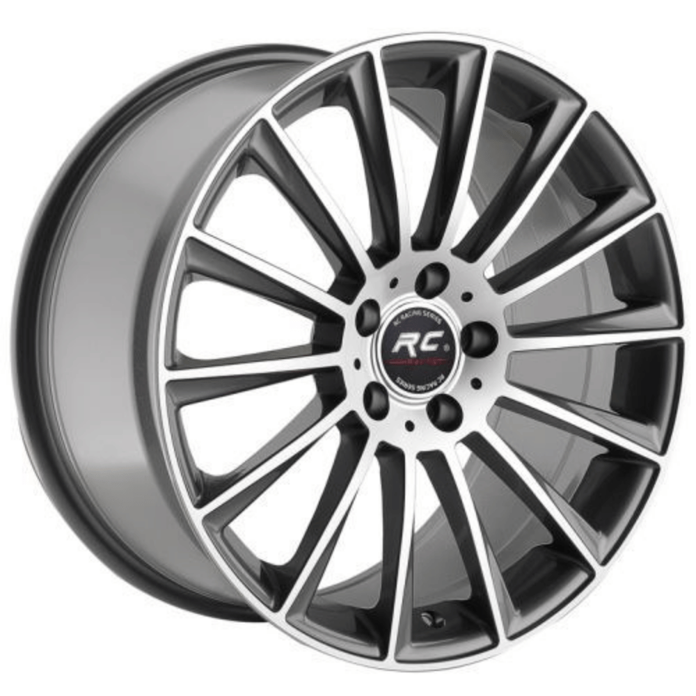 Gümüş renkli jant. RC yazılı jant, 16 İnç 5x112 Mercedes Maybach Volkswagen Audi Uyumlu. Jantlastikmagaza.