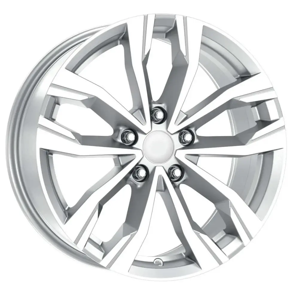 Silver alloy wheel. 16 İnç 5x112 Mercedes Maybach Volkswagen Audi Uyumlu Silver Jant Takımı. Jantlastikmagaza