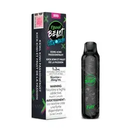 Flavour Beast Fury - Kewl kiwi Passionfruit Iced