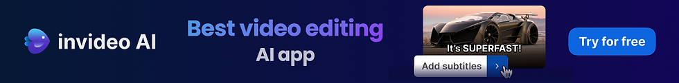 invideo.ai best video editing ai app