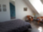 Les Gites du 74R à Senones Vosges, étage 2, chambre bleue