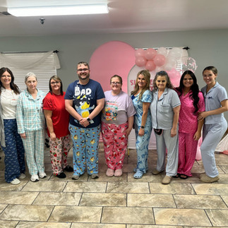 WILLIAMSON, WV - Staff celebrate Pajama Day.