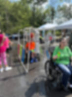 LOGAN, WV - Residents enjoy the custom-made "car wash."