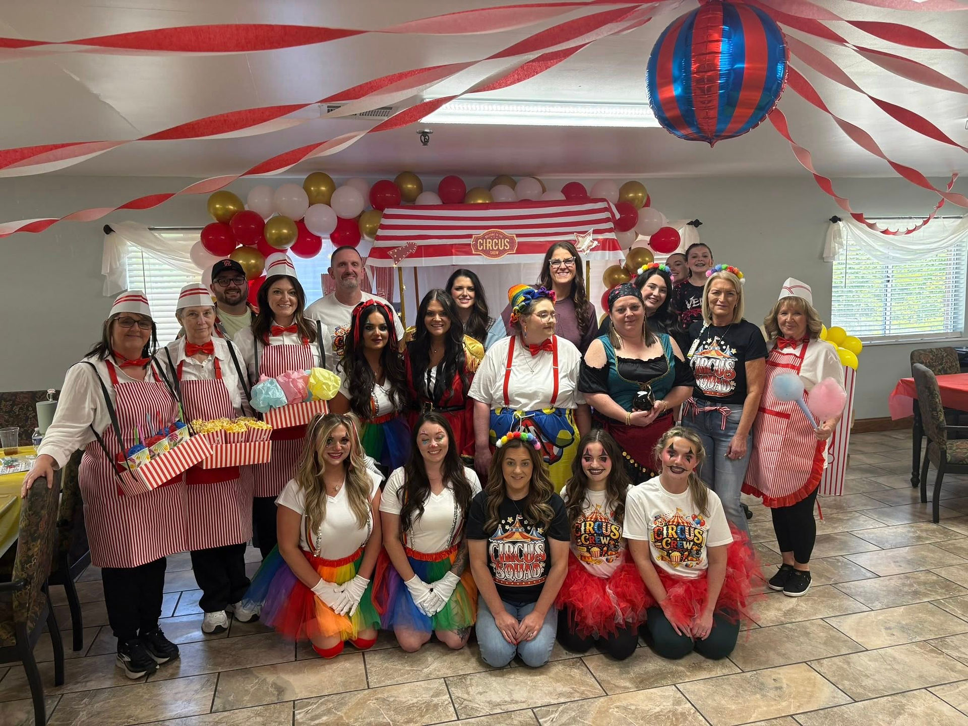 WILLIAMSON, WV - Staff celebrate Carnival Day.