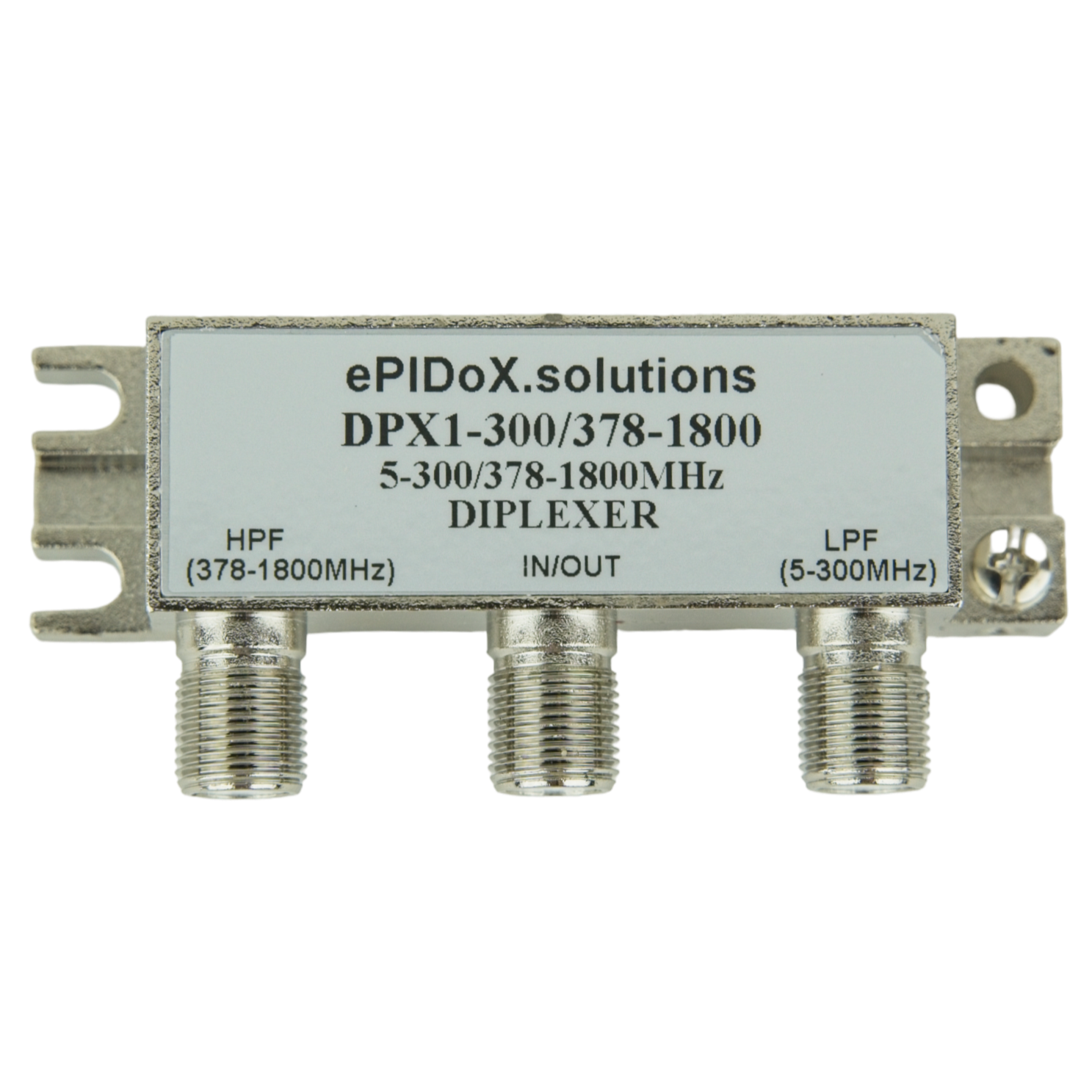 DOCSIS4.0 Diplexer.  5 - 300 / 378 - 1800MHz - D4PX1 Series