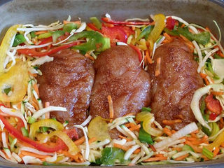 Putenbrust mit Pesto-Sahne | rechteckige Ofenhexe®