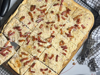 Der schnellste Blitz-Flammkuchen aus dem Multizerkleinerer Up & Down