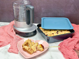 Zwetschgen-Streusel Kuchen | Quadratische Brilliance Antihaft-Backform