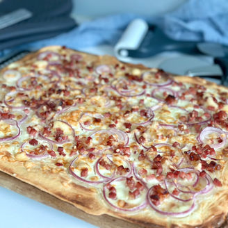 Flammkuchen vom Pampered Chef® Zauberstein Plus