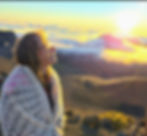 Sunrise at Haleakalā Volcano on the island of Maui
