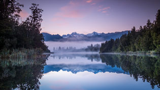 Lake Matheson Sunrise New Zealand Landscape Prints