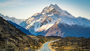 Road to Mt Cook Aoraki New Zealand Landscape Prints