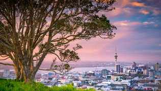 Mt Eden Sunset, Auckland New Zealand Landscape Photogrphaphy