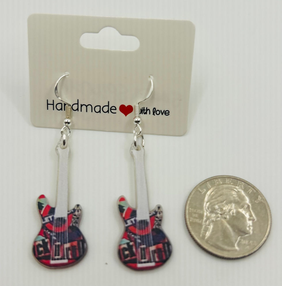 Thumbnail: Rock & Roll Guitar Earrings