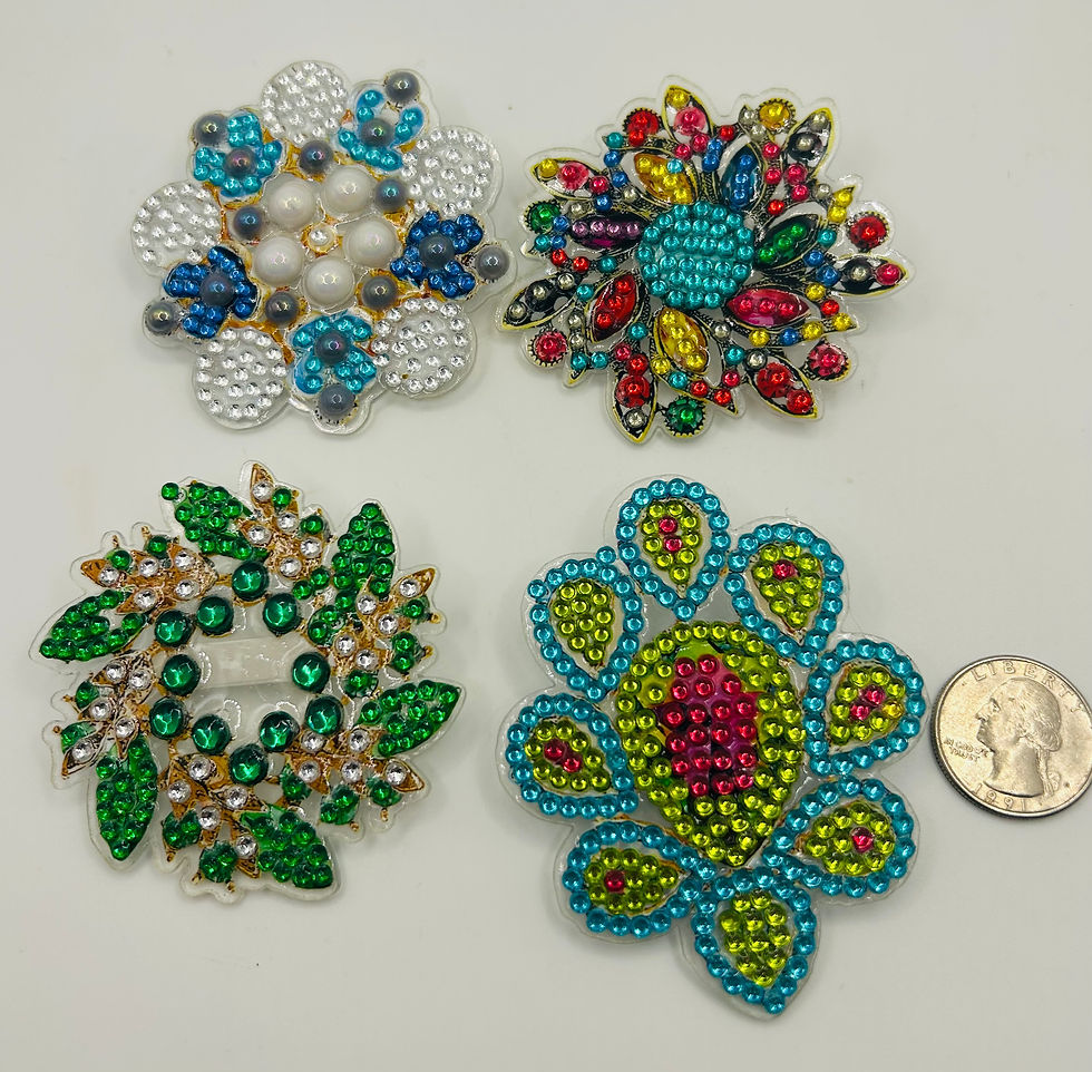 Thumbnail: Winter Pearl Snowflake Brooch