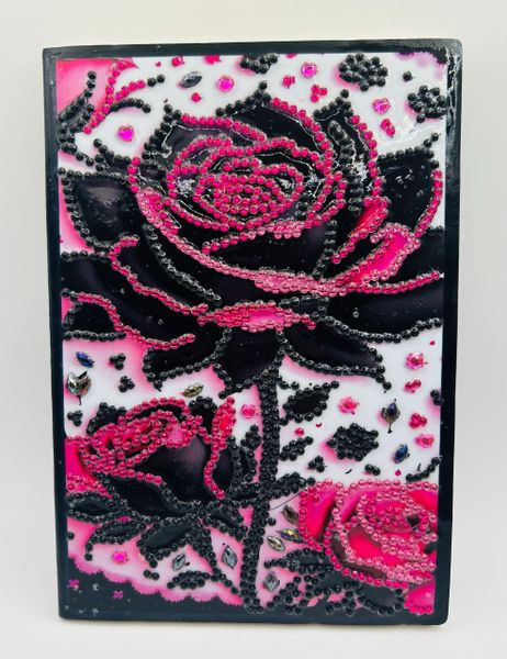 Fuchsia Rose Diamond Art Journal