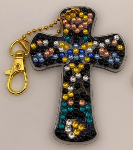 Black and Butterfly Cross Petite Purse Charm 3