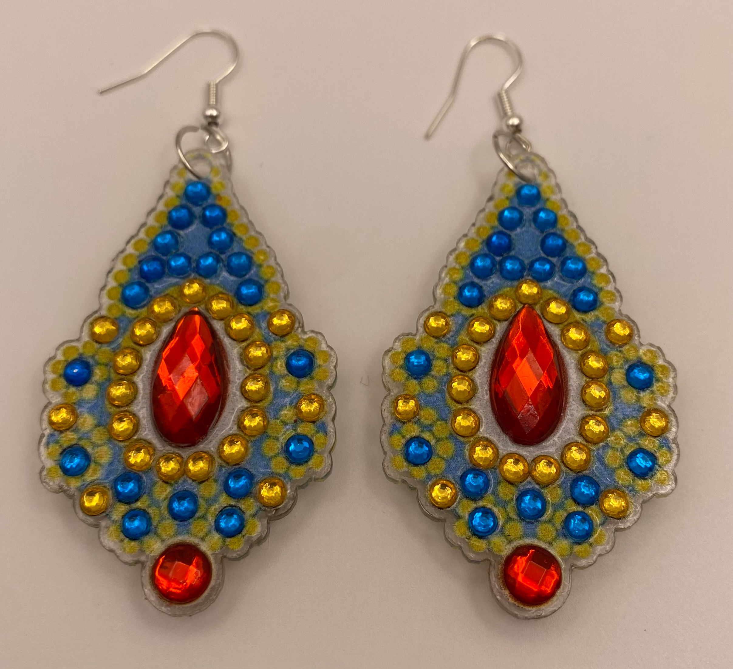 Bohemian Diamond Art Earrings