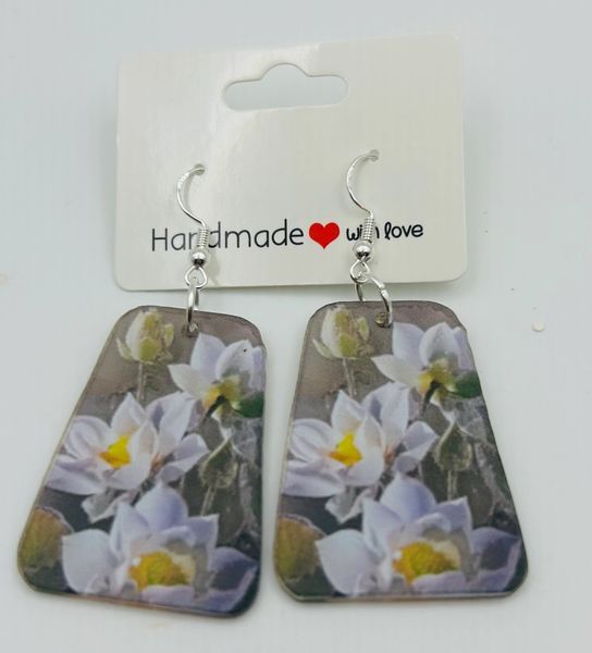 Midnight Lotus Earrings