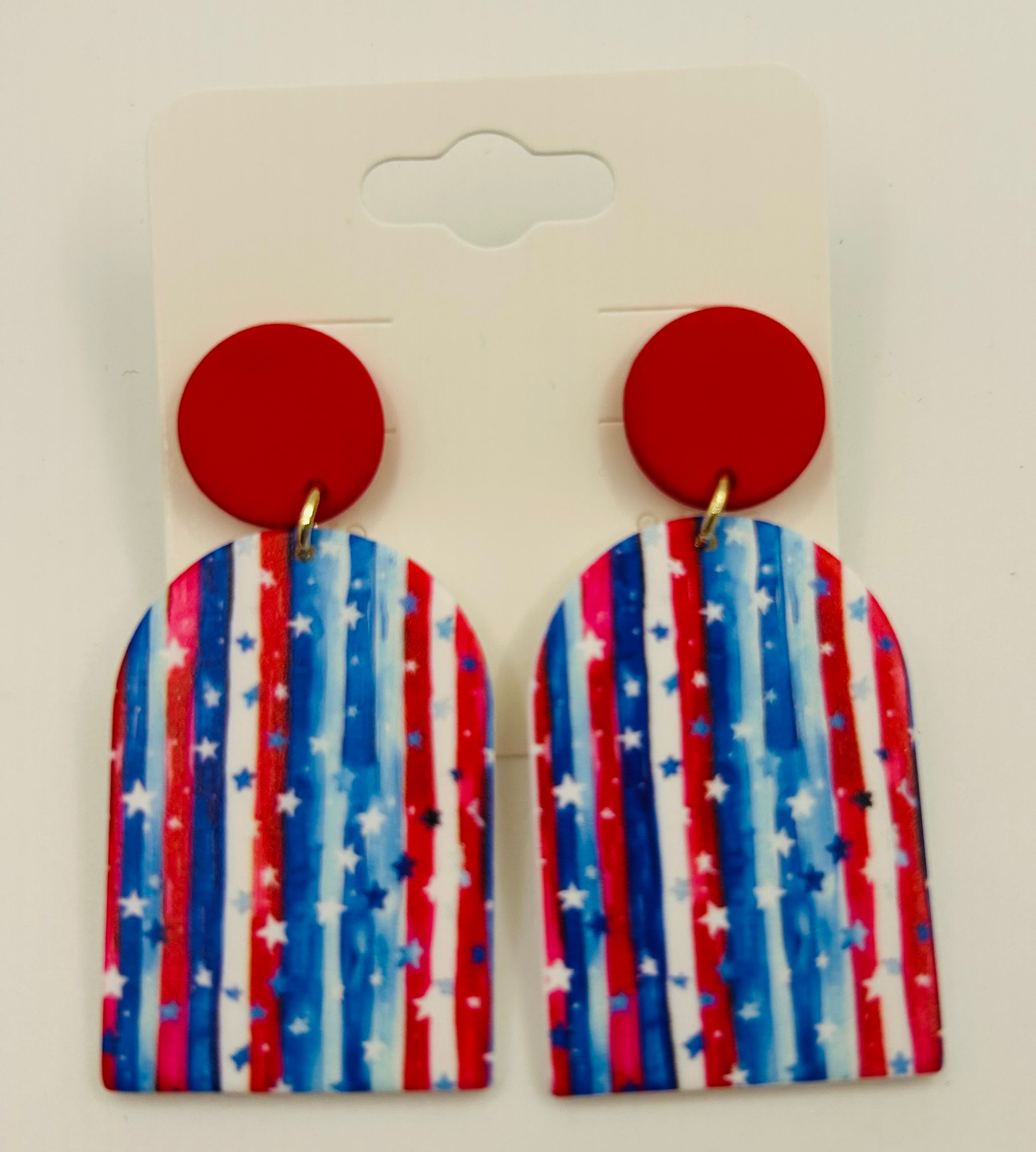 Stars and Stripes Arch Earrings