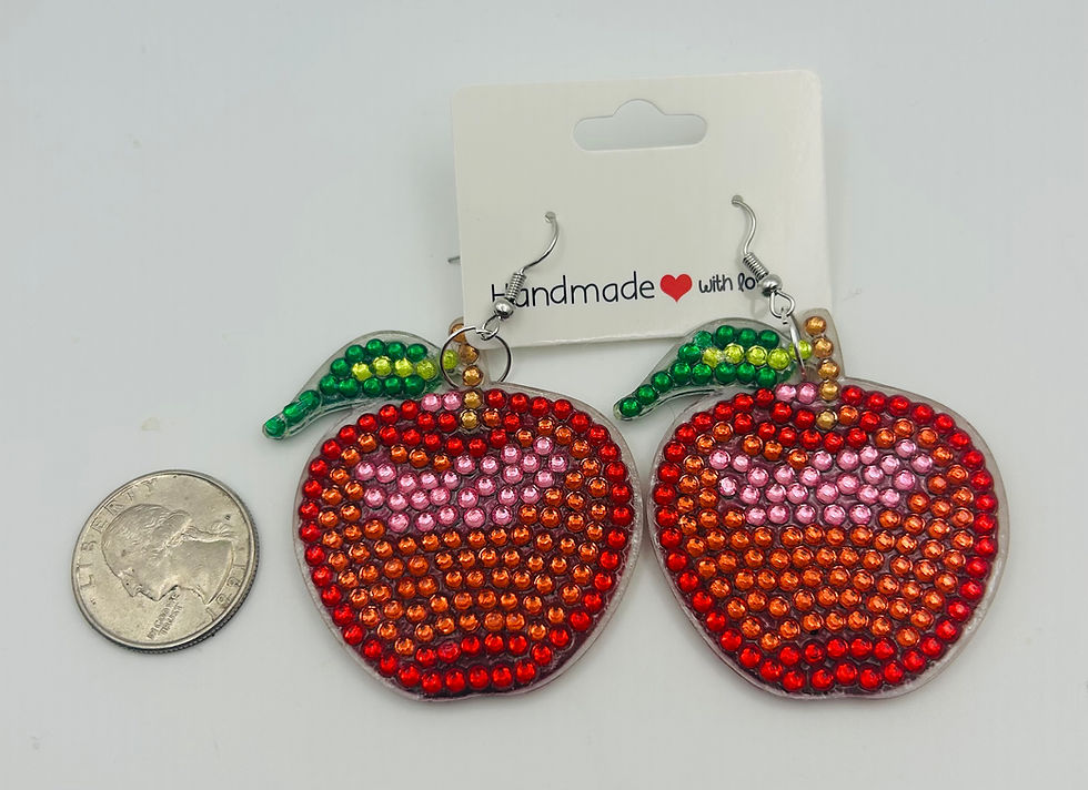 Thumbnail: Handmade Apple Earrings