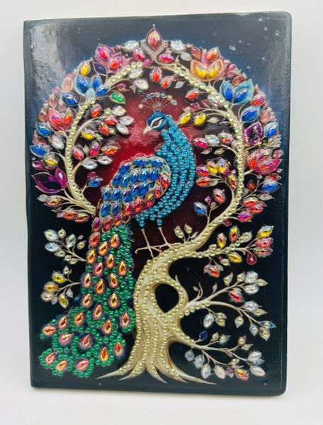 Decorative Peacock Diamond Art Journal