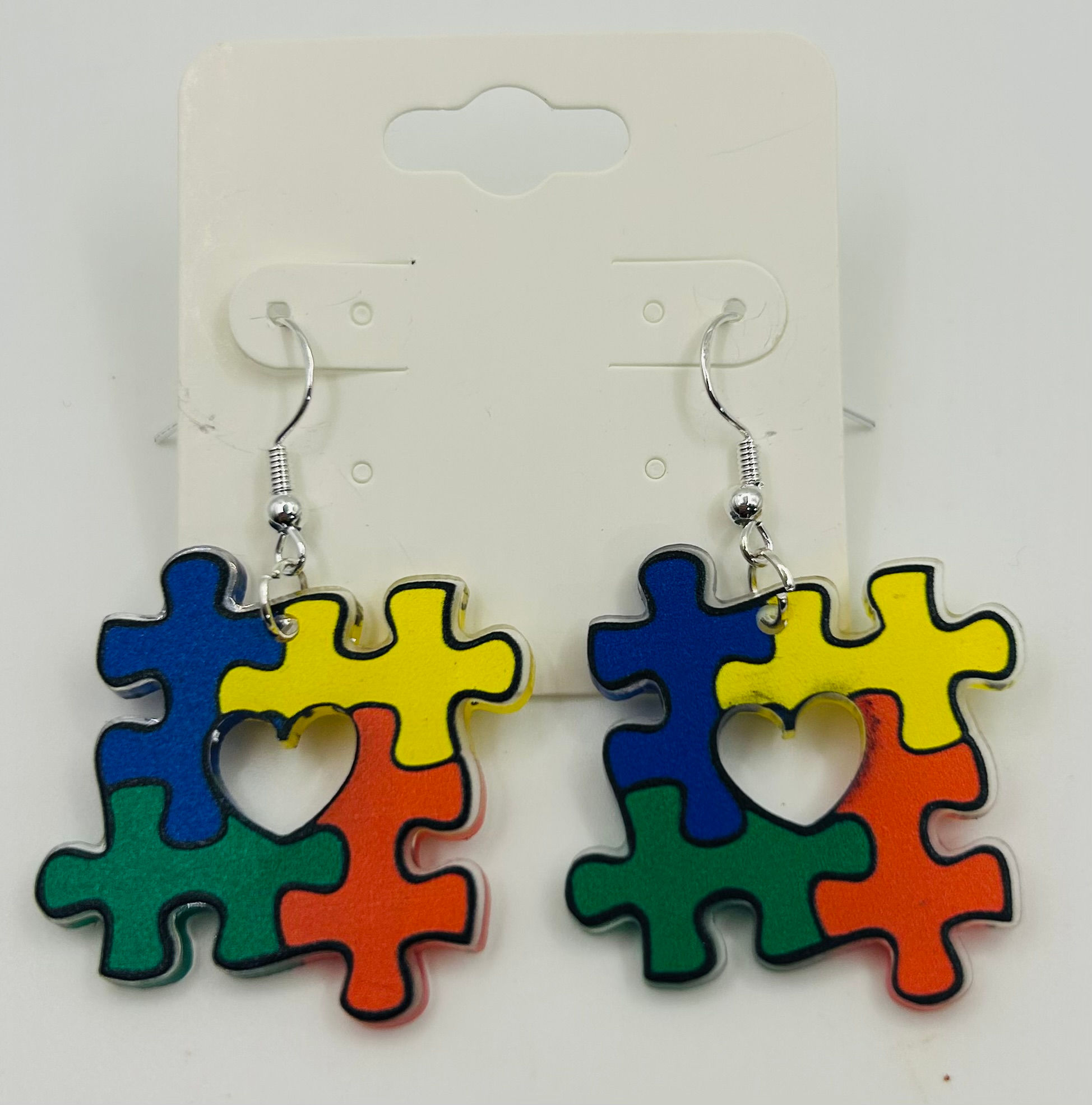 Autism Awareness Puzzle Earrings