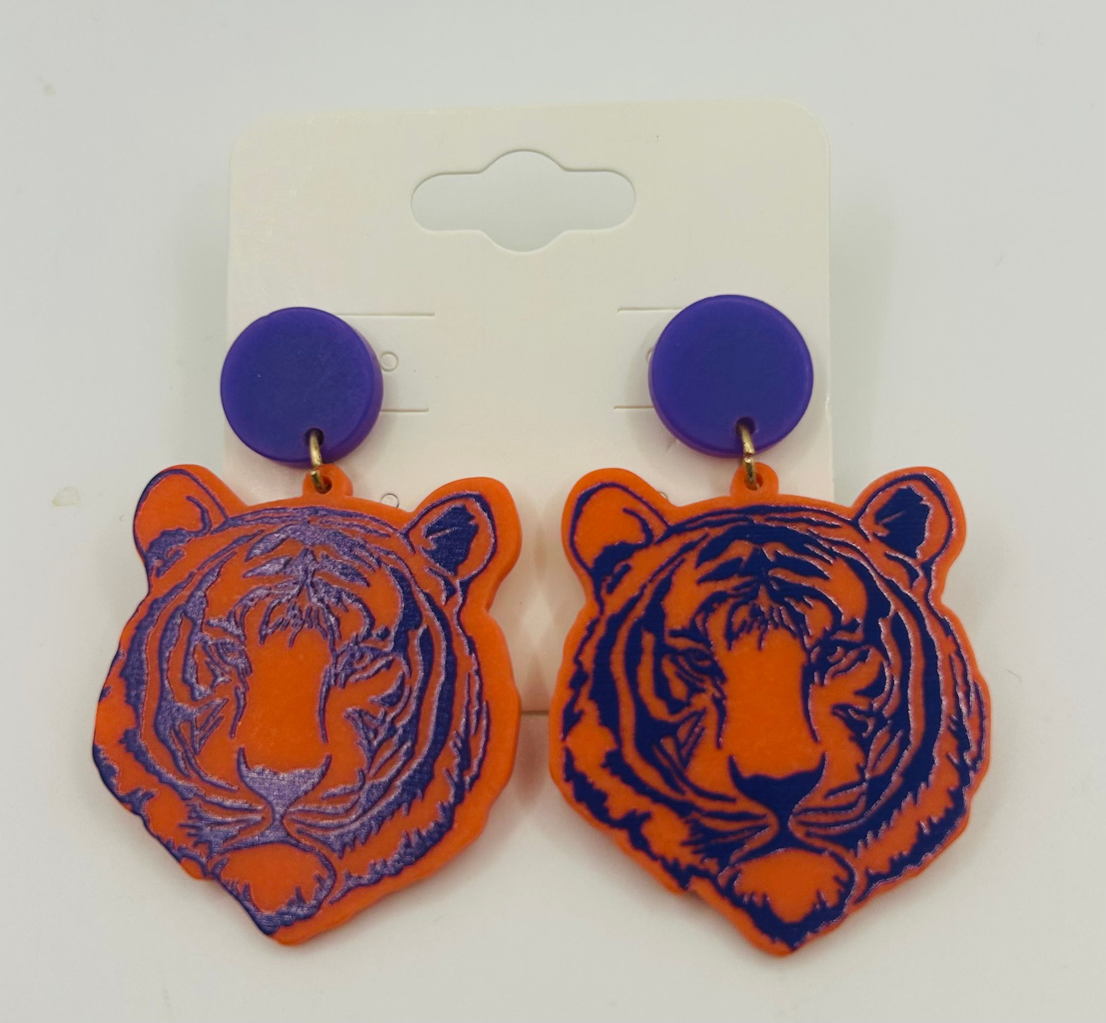 LSU Tiger Earrings