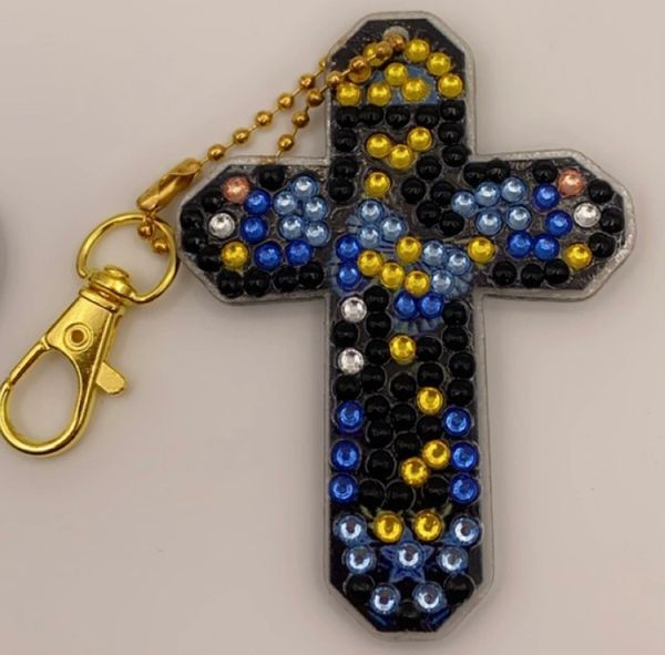 Black and Butterfly Cross Purse Charm 4