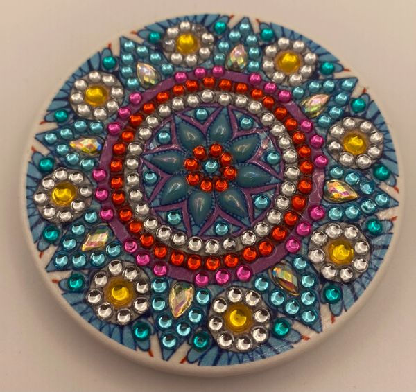 Light Blue Compact Mirror