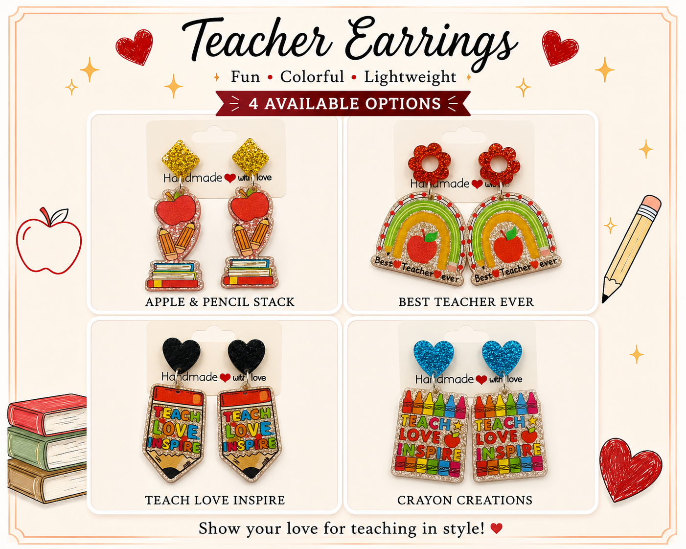 Classroom-Inspired Earrings