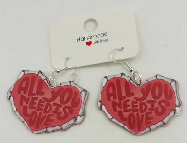 "All You Need is Love" Earrings