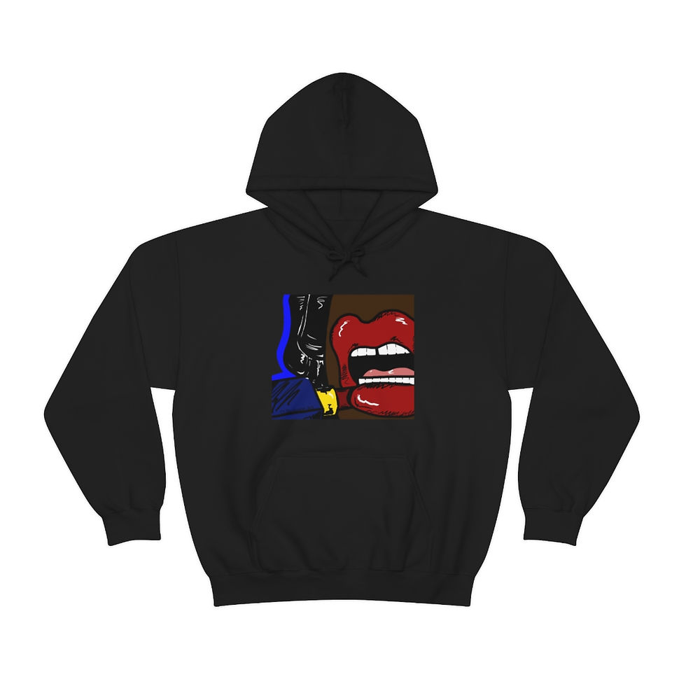 Thumbnail: Pop Art Lips Defying Gravity Hoodie