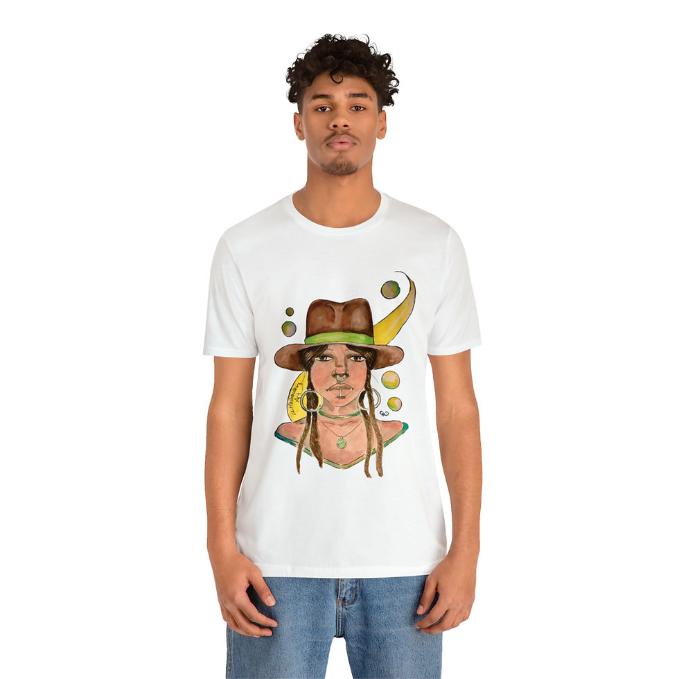 Thumbnail: Lime Watercolor Unisex Jersey Short Sleeve Tee