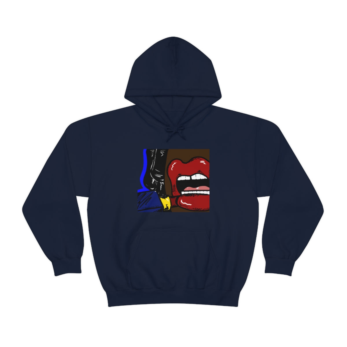 Pop Art Lips Defying Gravity Hoodie