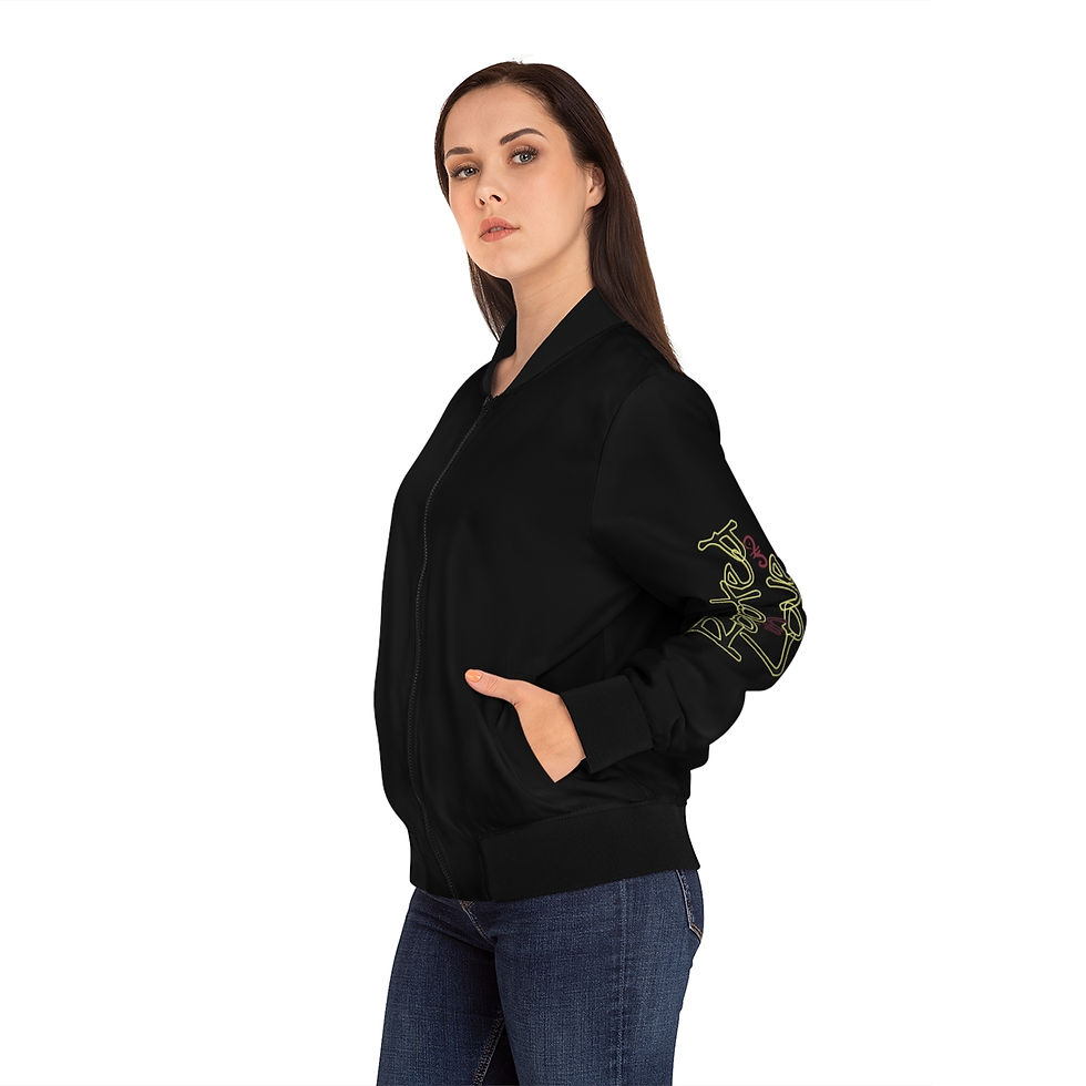 Thumbnail: Rooted in Love Women's Bomber Jacket (AOP) kb ''